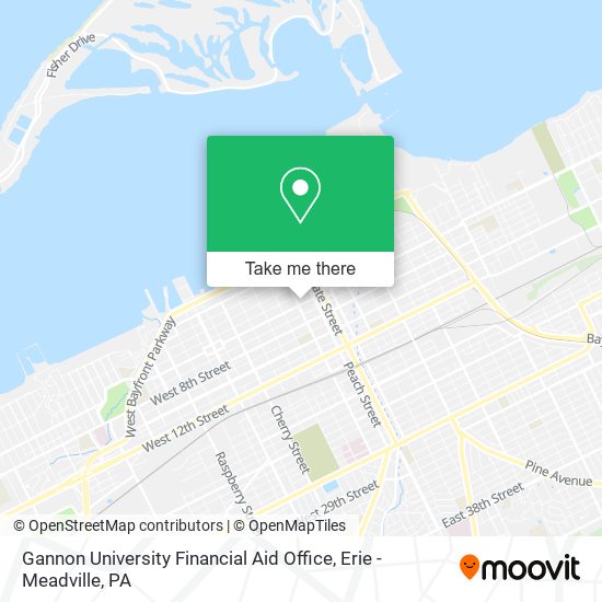 Gannon University Financial Aid Office map