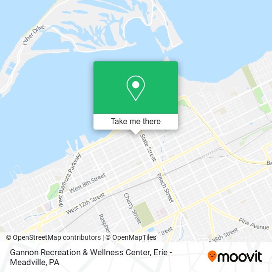 Gannon Recreation & Wellness Center map