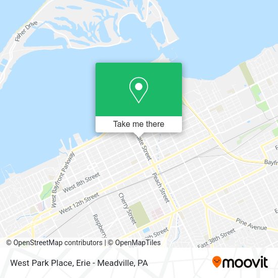 West Park Place map