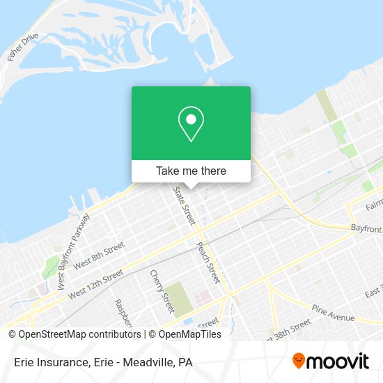 Erie Insurance map