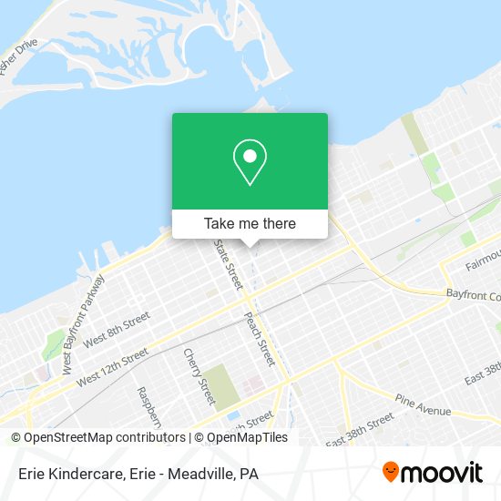 Erie Kindercare map