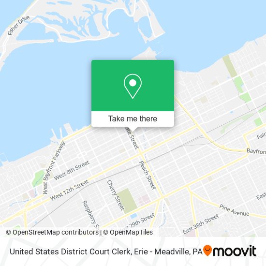Mapa de United States District Court Clerk