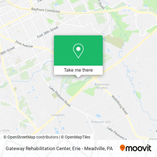 Mapa de Gateway Rehabilitation Center
