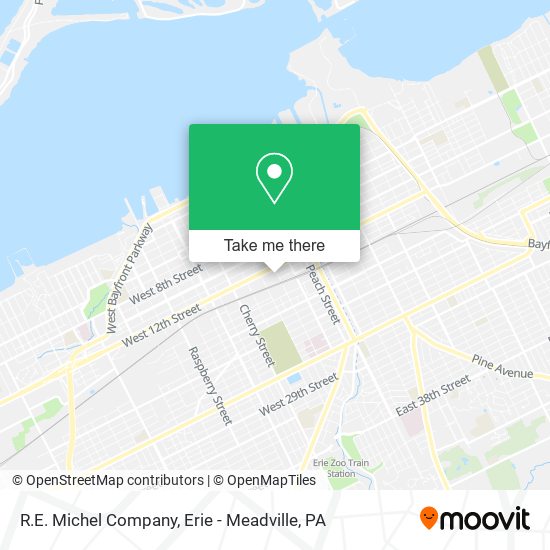 R.E. Michel Company map
