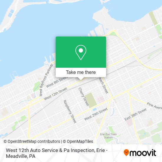 Mapa de West 12th Auto Service & Pa Inspection