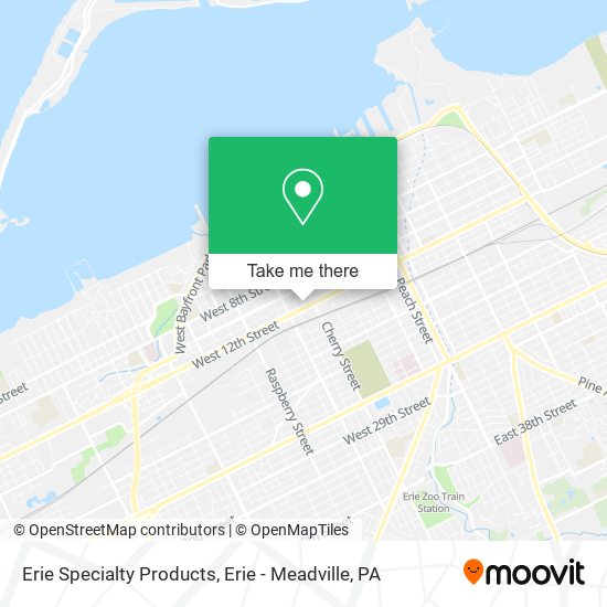 Erie Specialty Products map