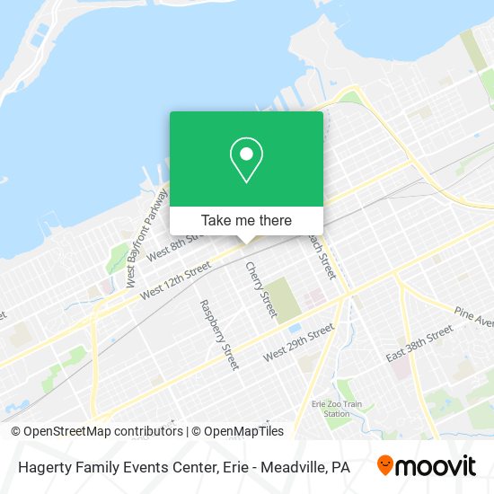 Hagerty Family Events Center map