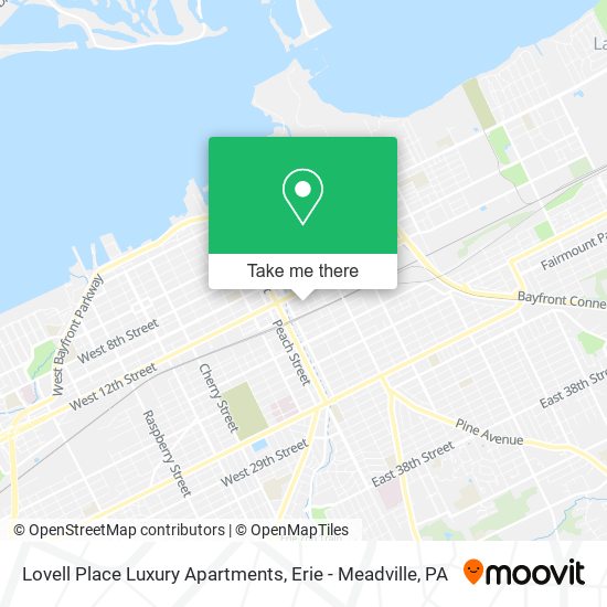 Lovell Place Luxury Apartments map