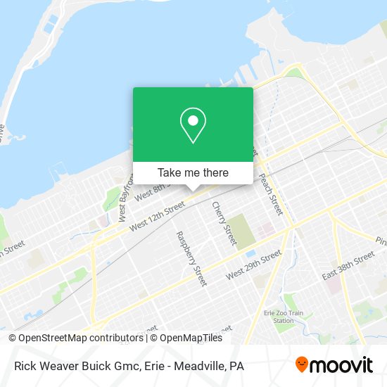Rick Weaver Buick Gmc map