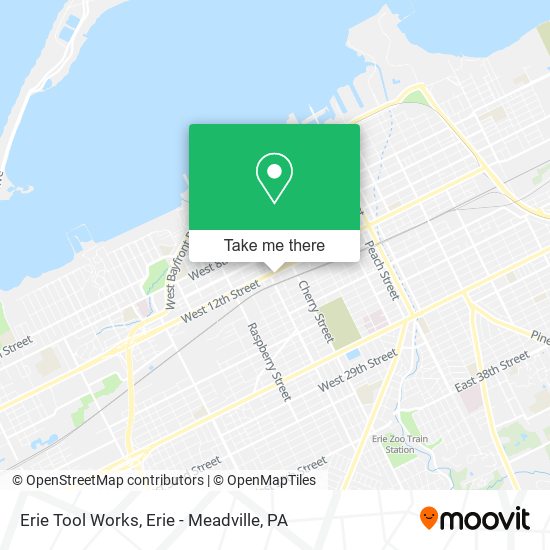 Erie Tool Works map