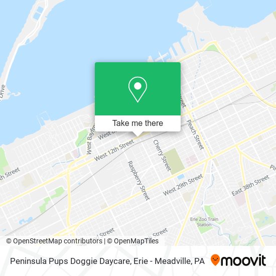 Mapa de Peninsula Pups Doggie Daycare