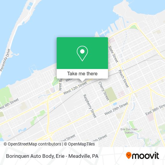 Borinquen Auto Body map