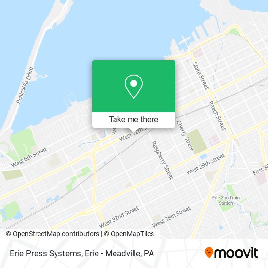 Erie Press Systems map
