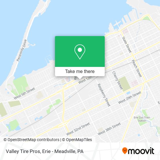Valley Tire Pros map