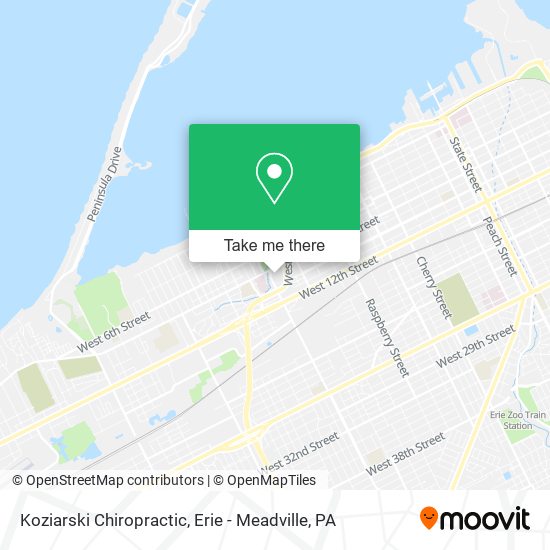 Mapa de Koziarski Chiropractic