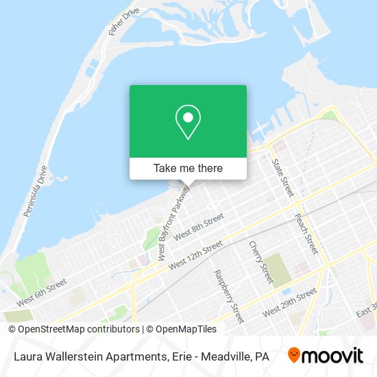 Mapa de Laura Wallerstein Apartments
