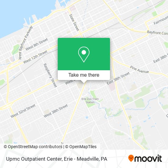 Upmc Outpatient Center map