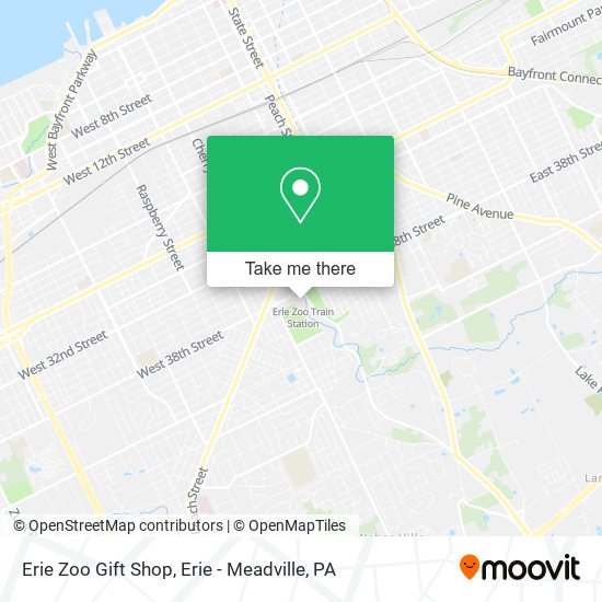 Erie Zoo Gift Shop map
