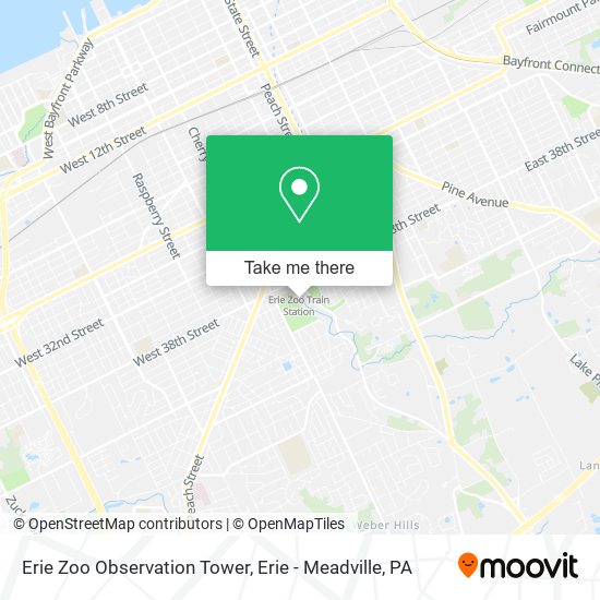 Mapa de Erie Zoo Observation Tower