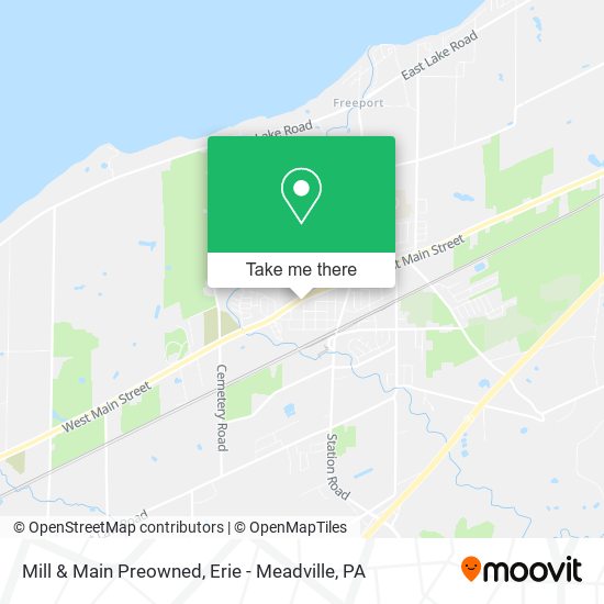 Mill & Main Preowned map