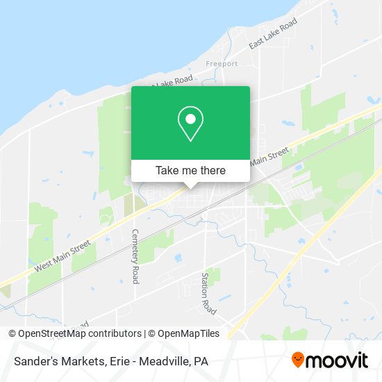 Sander's Markets map