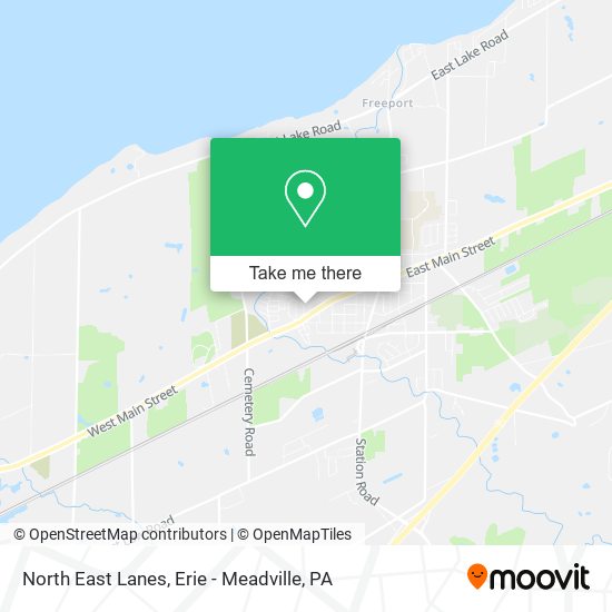 Mapa de North East Lanes