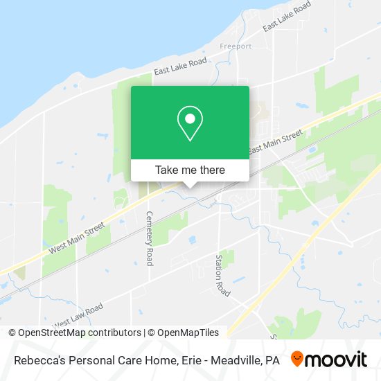 Mapa de Rebecca's Personal Care Home