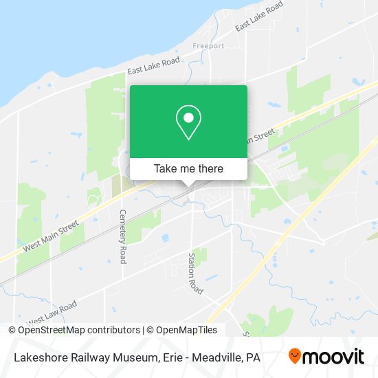 Lakeshore Railway Museum map