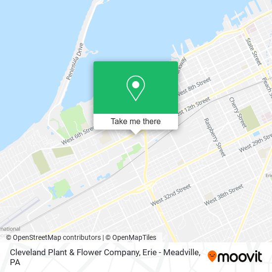 Cleveland Plant & Flower Company map