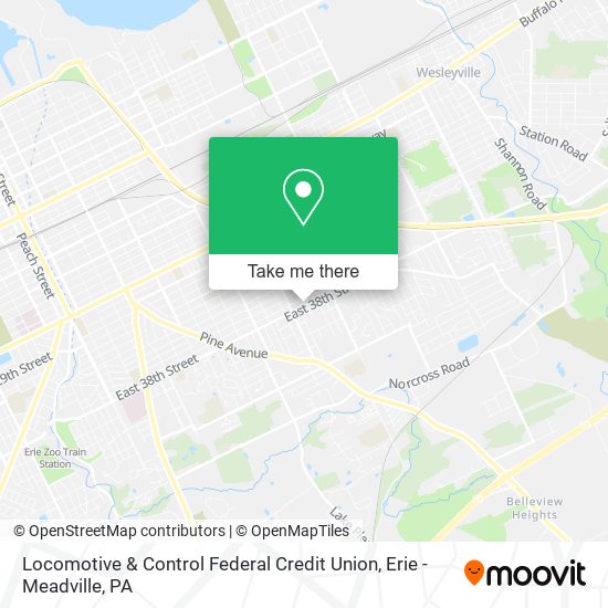 Mapa de Locomotive & Control Federal Credit Union