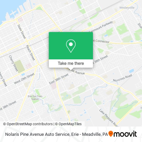 Nolan's Pine Avenue Auto Service map
