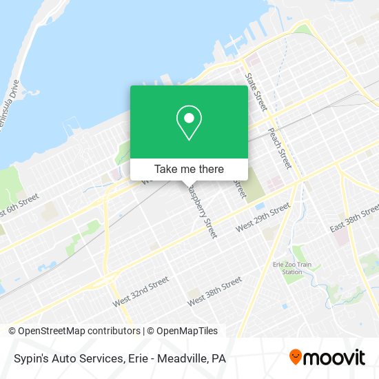 Sypin's Auto Services map