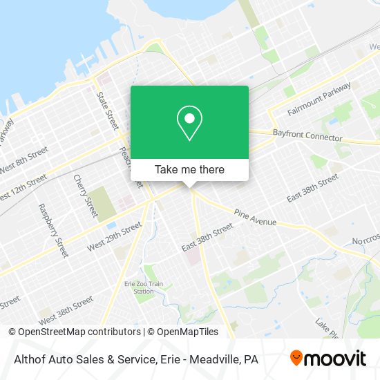 Althof Auto Sales & Service map