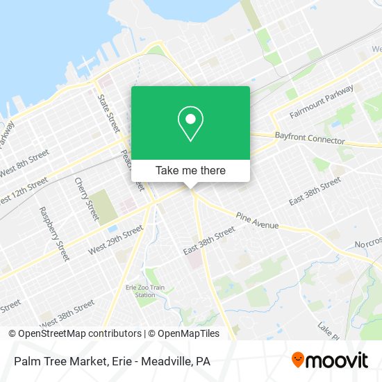 Mapa de Palm Tree Market