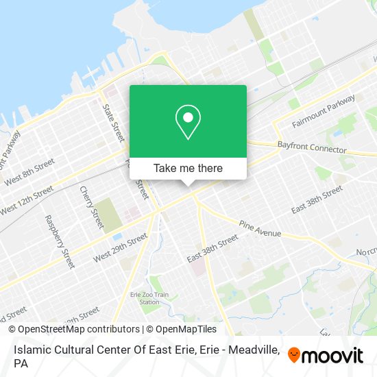 Islamic Cultural Center Of East Erie map