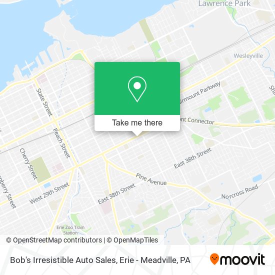 Mapa de Bob's Irresistible Auto Sales