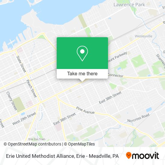Mapa de Erie United Methodist Alliance