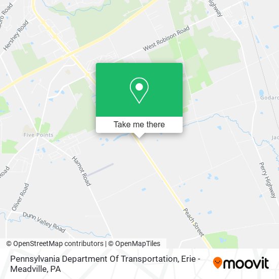 Pennsylvania Department Of Transportation map