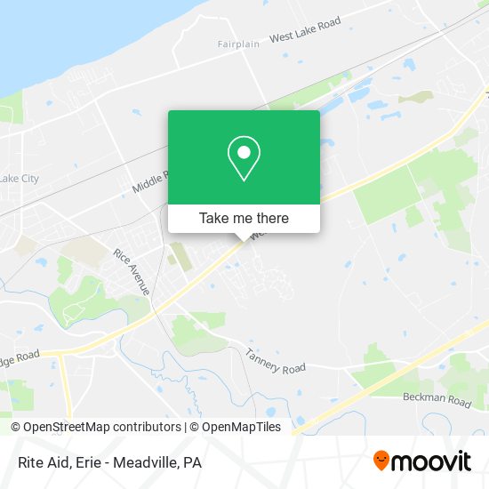 Mapa de Rite Aid