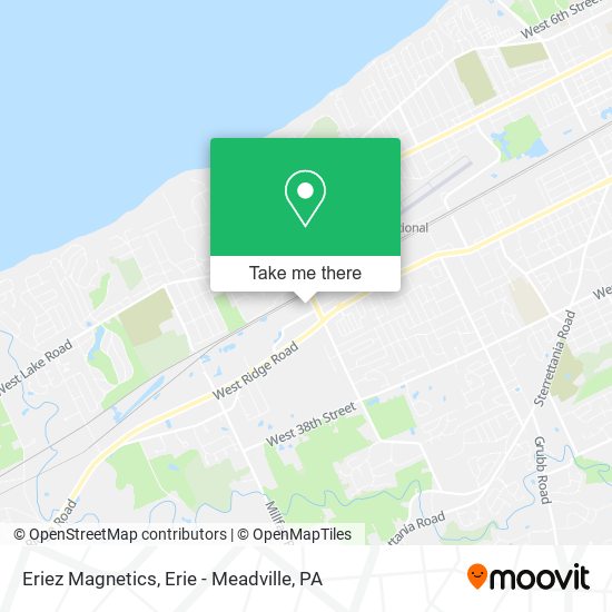 Eriez Magnetics map
