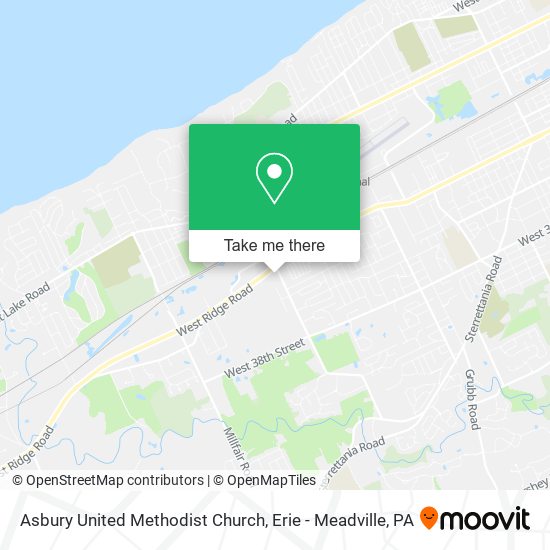 Asbury United Methodist Church map