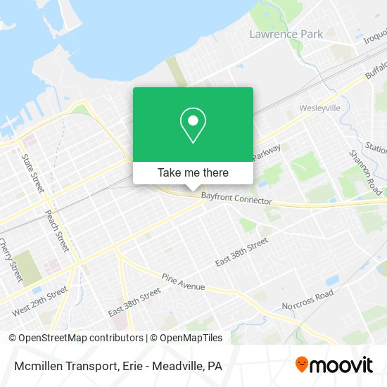 Mcmillen Transport map