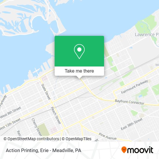 Action Printing map