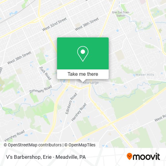 V's Barbershop map