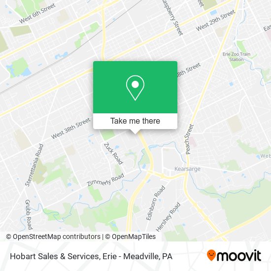 Mapa de Hobart Sales & Services