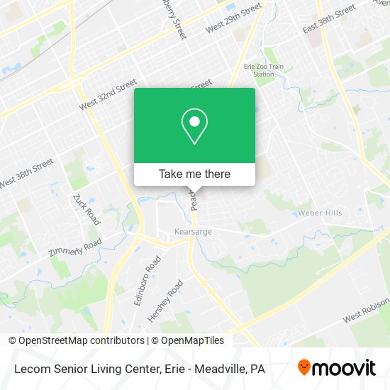 Mapa de Lecom Senior Living Center