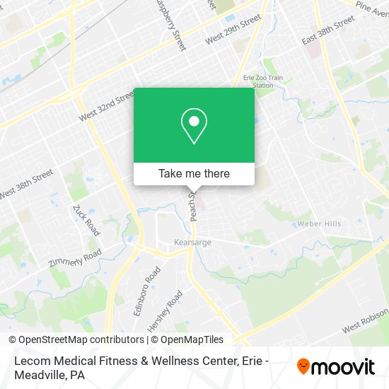 Lecom Medical Fitness & Wellness Center map