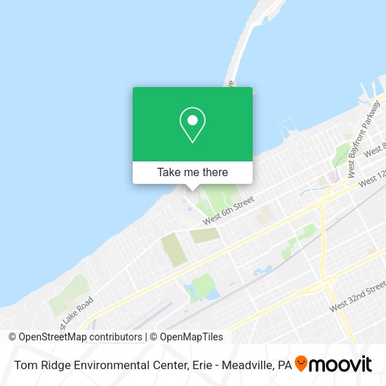Tom Ridge Environmental Center map