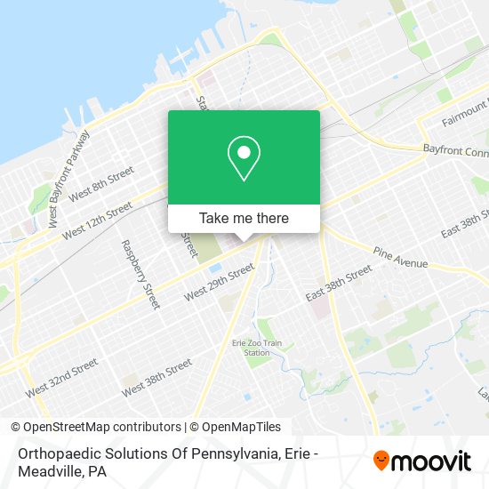 Mapa de Orthopaedic Solutions Of Pennsylvania