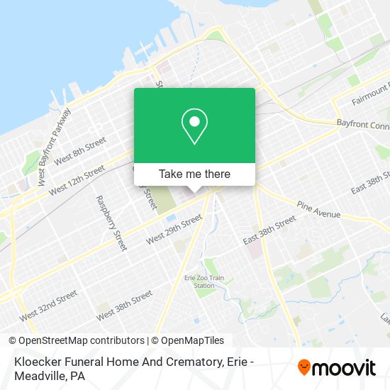 Kloecker Funeral Home And Crematory map